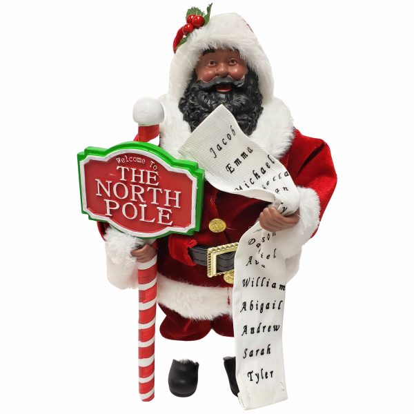 North Pole II Santa Claus Figurine Fashion