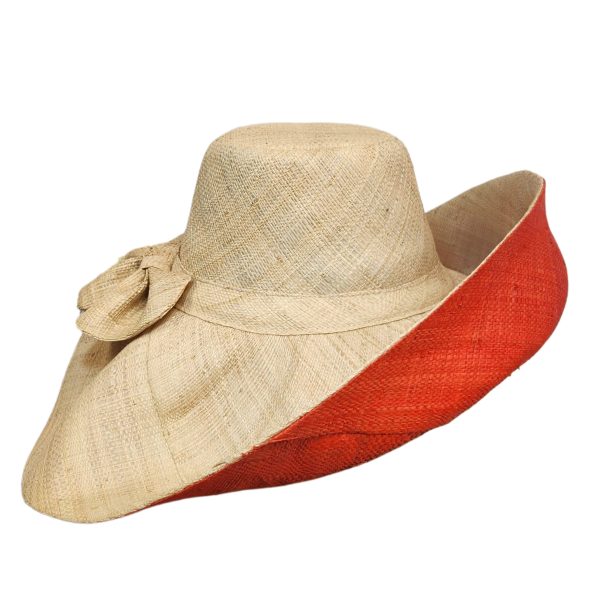 Cristal: Madagsacar Big Brim Raffia Sun Hat Hot on Sale